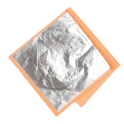 Veredelungsfolie Blattmetall Silber
