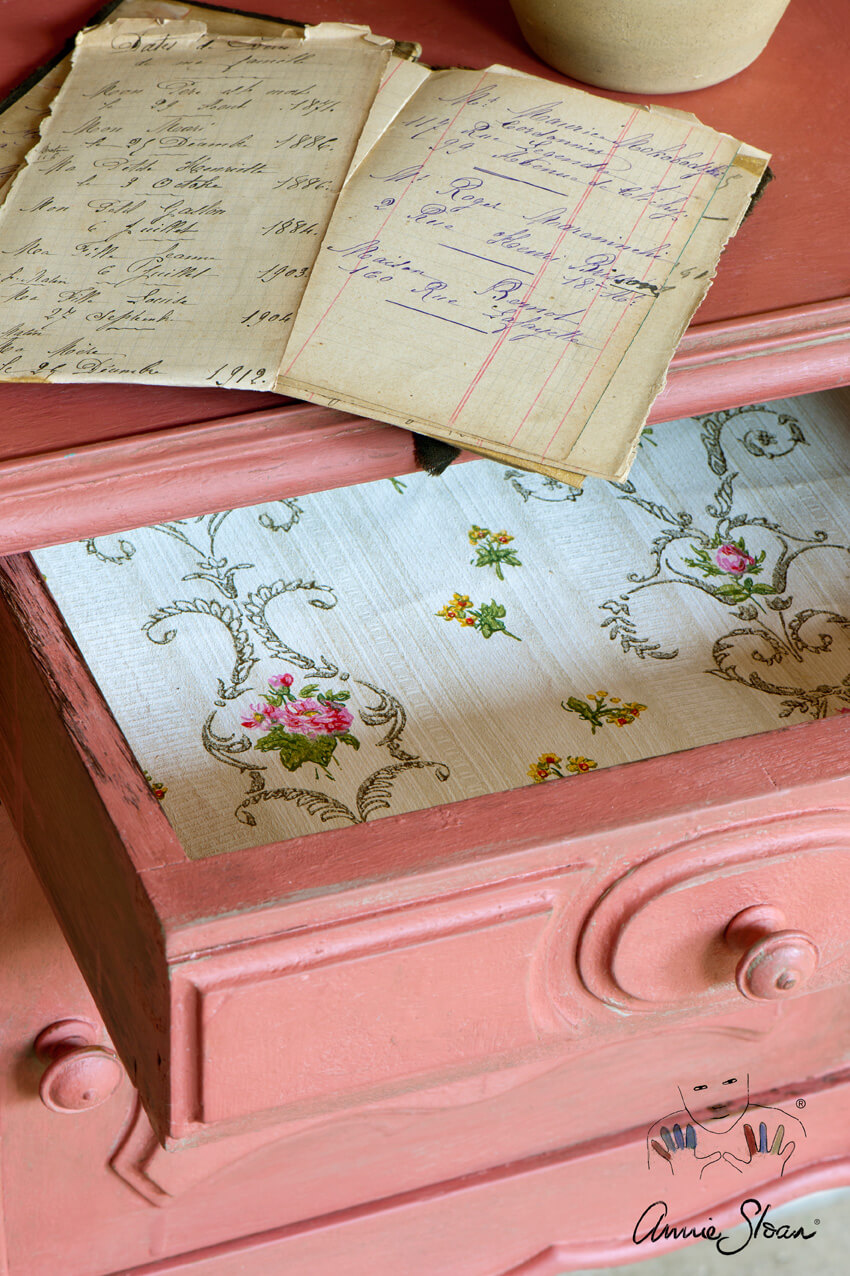 Kommode in Scandinavian Pink Chalk Paint von Annie Sloan