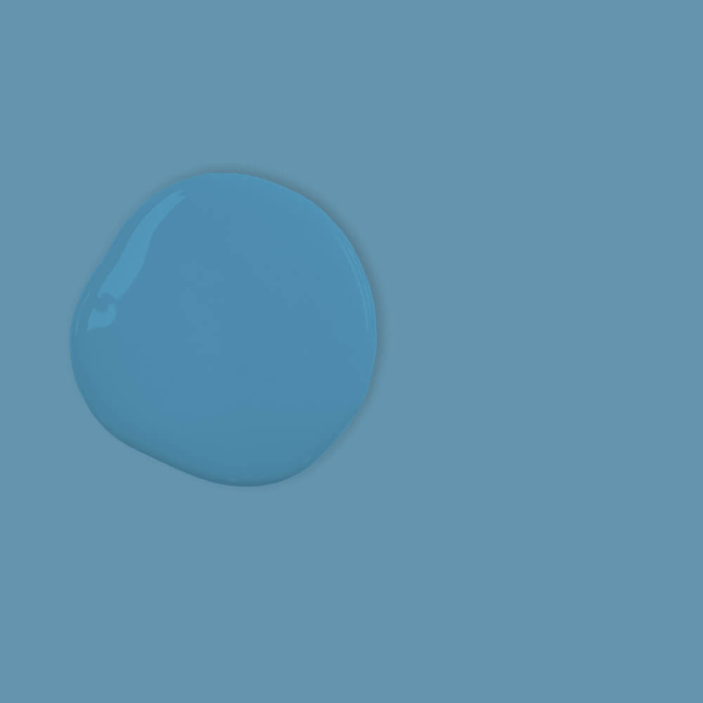 Kreidefarbe Greek Blue