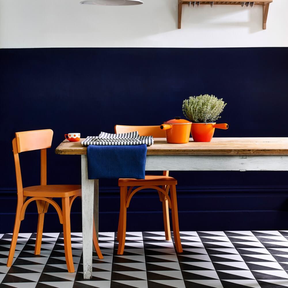 Kreidefarbe Barcelona Orange