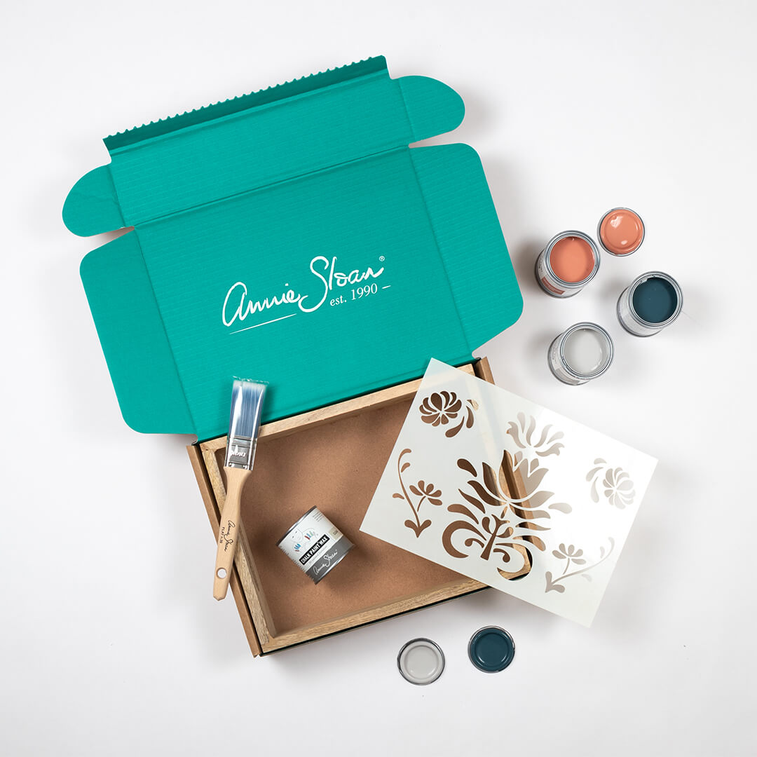 Kreidefarbe Tablett Upcycling-Set | Annie Sloan