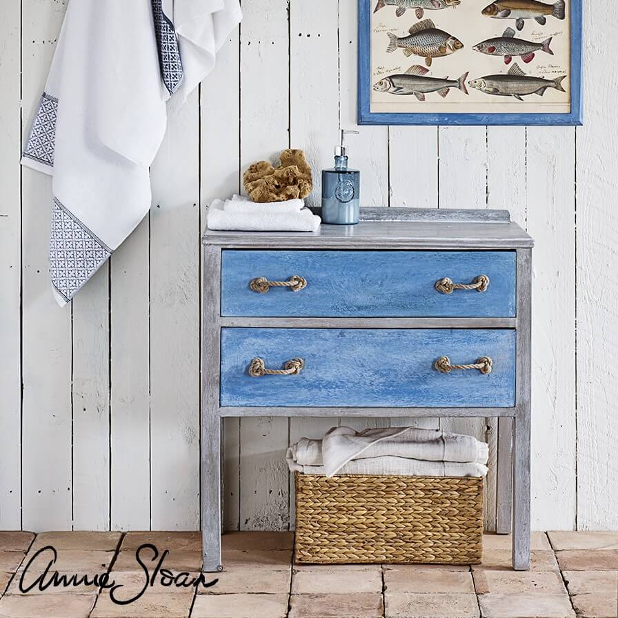 Kreidefarbe Greek Blue
