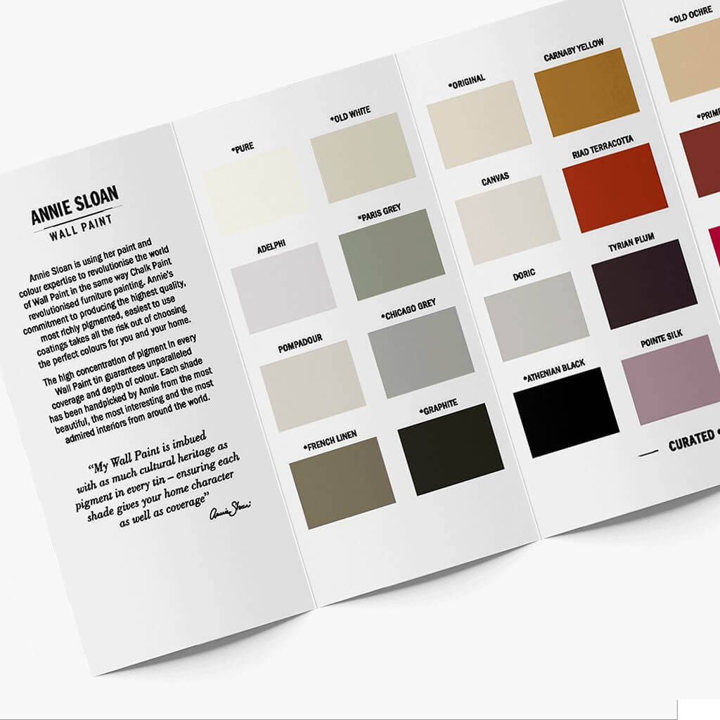 Annie Sloan Wallpaint Farbkarte