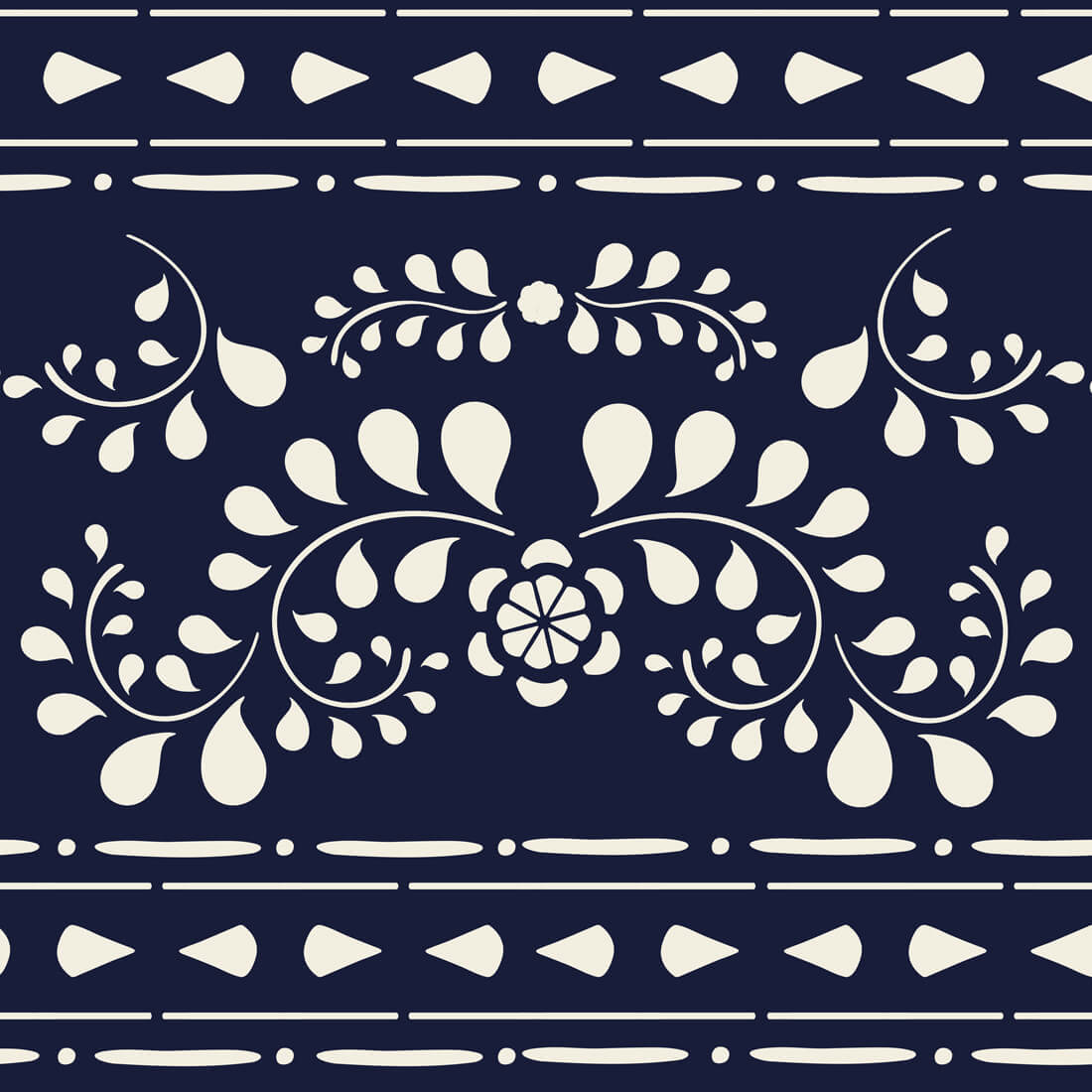 Schablone Faux Bone Inlay