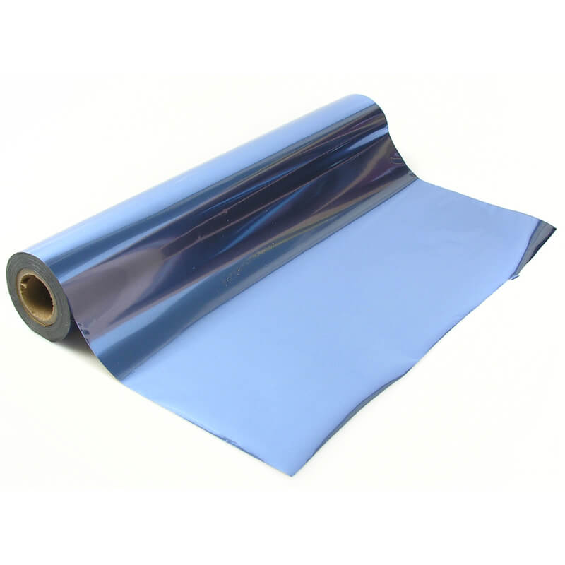 Metall Effektfolie Ozeanblau