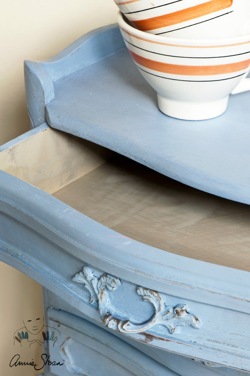 Schublade in Louis Blue von Annie Sloan
