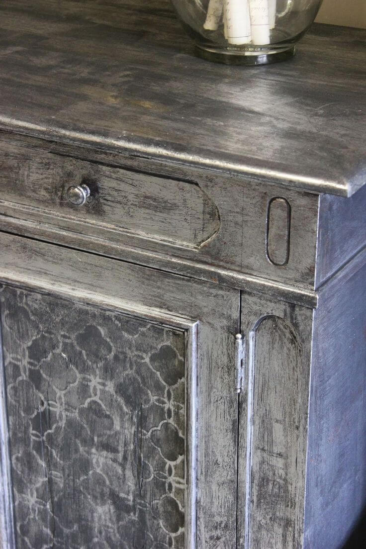 Metall Effektfolie Silber Matt