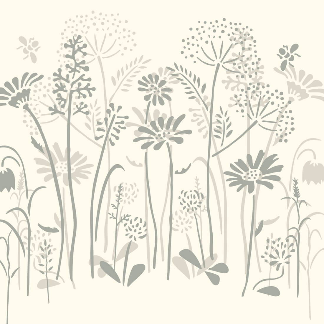 Schablone Meadow Flowers