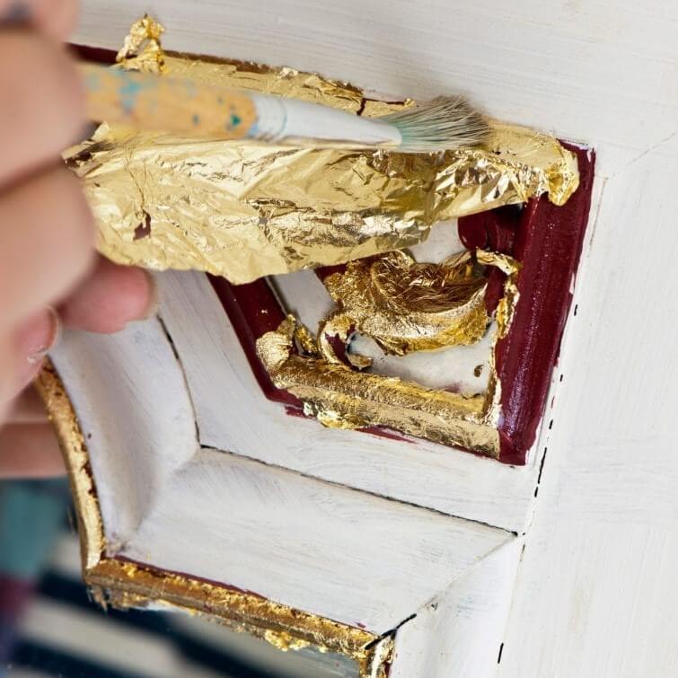 Veredelungsfolie Blattmetall Gold