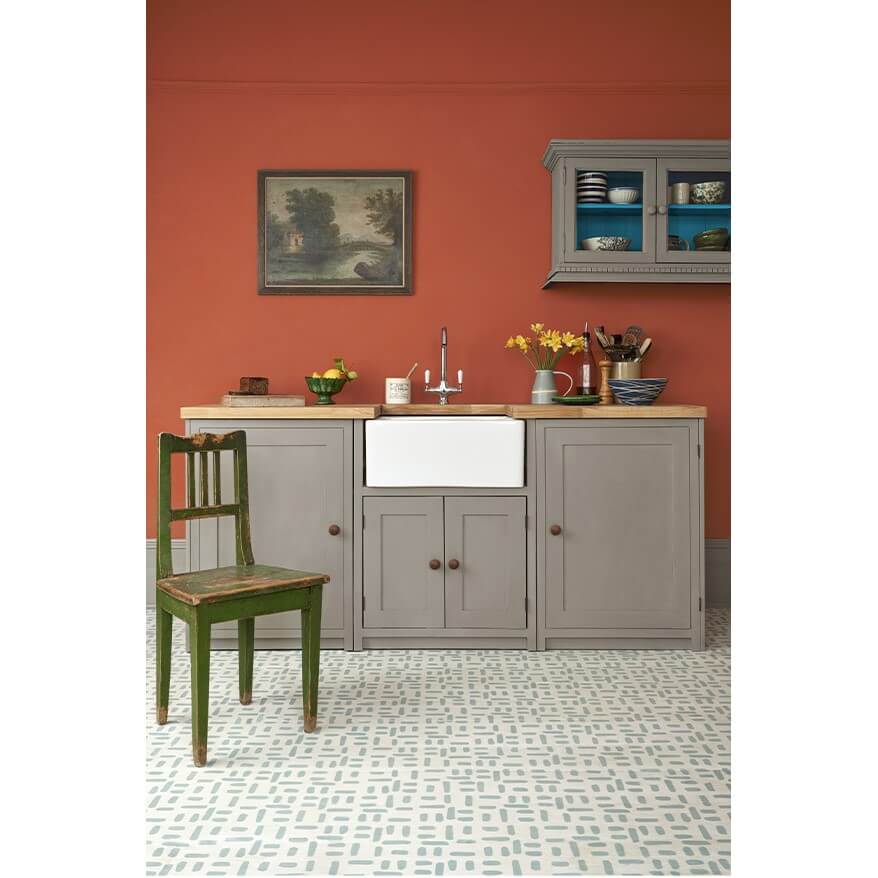 Schablone Brushwork Tile