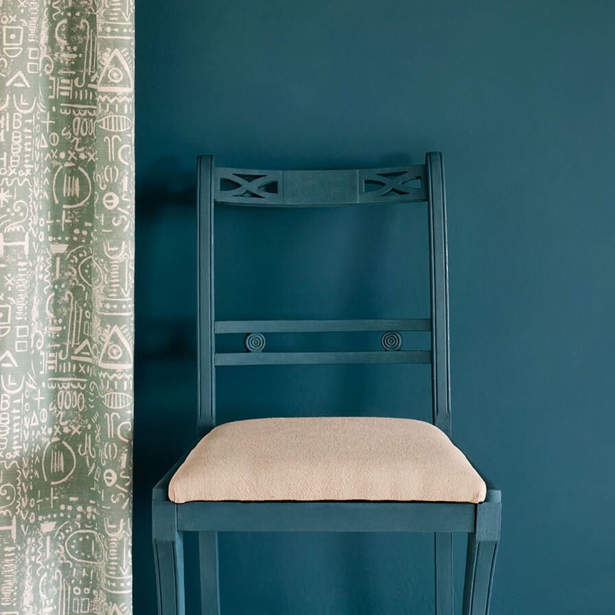 Wandfarbe Aubusson Blue