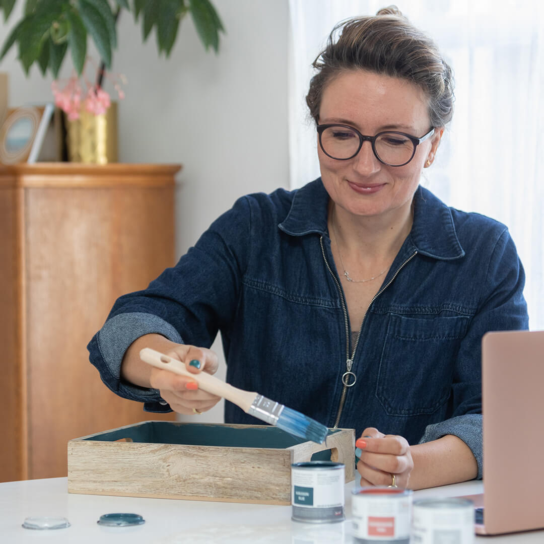 Kreidefarbe Tablett Upcycling-Set | Annie Sloan