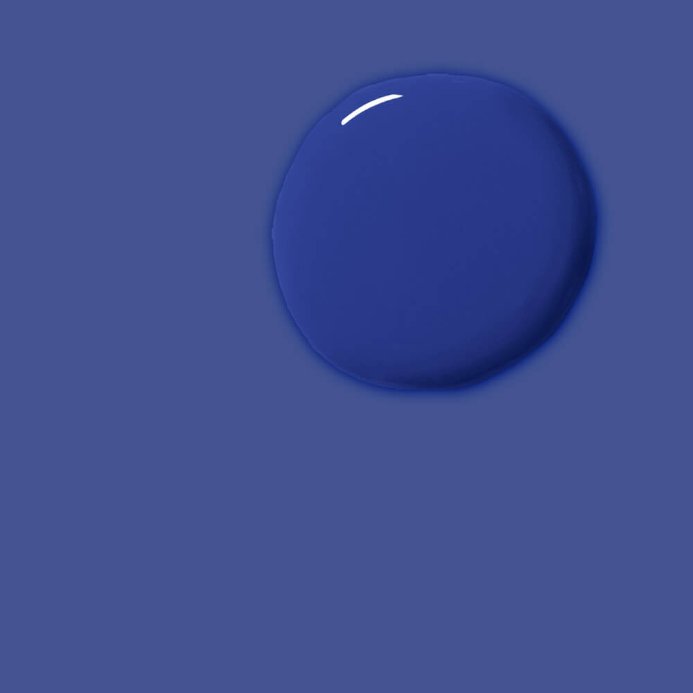 Wandfarbe Napoleonic Blue